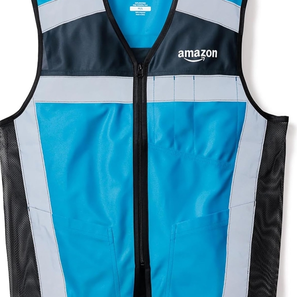 Amazon Blue and Black Vest